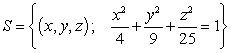 Compute   where S is the ellipsoid   with outward-pointing normal and   .