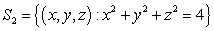 Let   where     ,   is oriented with normal pointing to the origin, and   is oriented in the opposite direction. Let   be the vector field   . Compute  