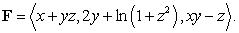 Compute the surface integral   where S is the half sphere   ,   , oriented with outward pointing normal, and  