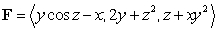 Compute   where   and   is the part of the paraboloid   above the plane   , oriented outward.