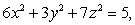 Evaluate   where   is the ellipsoid   oriented outward, and  