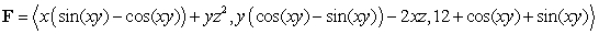 Find the flux of the vector field   through the boundary of the region enclosed by   and   oriented with inward-pointing normal.