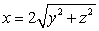 Find the flux of the vector field   through the boundary of the region enclosed by   and   oriented with inward-pointing normal.