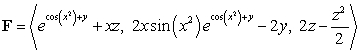 Find the flux of the vector field   through the boundary of the region   Assume the boundary is oriented with outward-pointing normal.