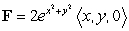 Determine whether the vector field   is a conservative vector field, and if so, find a potential function for   by inspection.