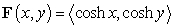 Compute   , where   is the part of the ellipse   joining the point   to the point   and   .