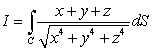 Evaluate   where C is the line segment joining the points   and  