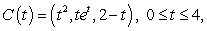Compute the work performed in moving a particle along the path   by the force  