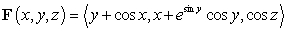 Let   . Determine whether   is conservative. If so, find a potential function.