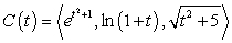 Let    A) Compute    B) Evaluate   where C is the parametric curve   from   to  