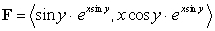 Let   .  A) Determine whether   is conservative, and if so, find a potential function for    B) Compute the integral   where C is the path   from   to   .