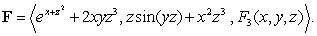 Consider the vector field   Find the formula for   so that   is conservative and  