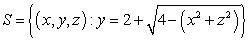 The area of the surface   is which of the following? A)    B)    C)    D)    E)  None of the answers is correct.