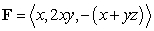 Compute the integral   where   and S is the surface       oriented outward.