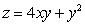 Find the volume of the solid which lies under the surface   and above the rectangle   .