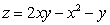 Find the volume of the region under the surface   and above the rectangle  