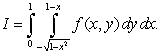 Let   a) Sketch the region of integration and reverse the order of integration. b) Compute the integral for   .