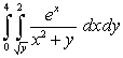 The value of the integral   is which of the following? A)    B)    C)    D)    E)  The integral cannot be evaluated analytically.