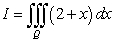 Evaluate   where   is the tetrahedron with vertices at   ,   ,   and   in the order   .