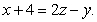 Integrate the function   over the region bounded by     and  