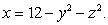Integrate the function   over the region bounded by the cone   and the paraboloid  