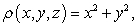 If the mass density is   find   for the solid occupying the region which satisfies     and  