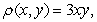 Consider a flat plate occupying the region in the   plane bounded by the curves   and   If the plate has density   find the moment of inertia   about the   axis.