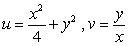 Compute the Jacobian   of the map   as a function of   and   .