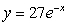 Find the area bounded by the curves   and   .