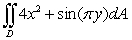 Let   be the parallelogram with vertices    A) Find a linear mapping   that maps   to    B) Use the linear mapping   to evaluate  