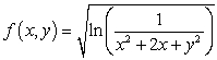 Find the domain of the function   , and sketch it in the   plane.