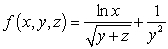 Find the domain and range of the function   .