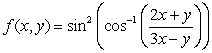 Find the range of the function   restricted to the domain   .