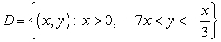 Find the range of the function   restricted to the domain   .