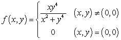 Determine whether the following function is continuous.  