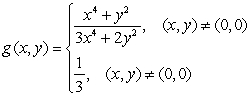 Let   . Define the function   by   Is   continuous on the domain  