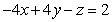 The tangent plane to the surface is parallel to the plane and contains the point . Find the value of .