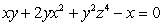 Given that   , compute the partial derivatives   ,   , and   .