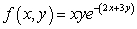 Find the critical points of   for   and analyze them using the second derivative test.