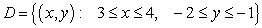 Find the global minimum of   on the domain   .