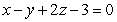 Find a parameterization for the line of intersection of the planes   and   .