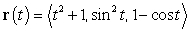 The curve   intersects the   plane at which of the following points? A)    B)    C)    D)    E)  The curve does not intersect the   plane.