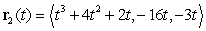 Determine whether the paths   and   intersect.    
