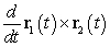 Let   and    A) Compute   and then differentiate the resulting function.  B) Find   using the cross-product rule for differentiation.