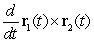 Find   , where   and   :  A) by first computing the cross product and then differentiating. B) using the cross product rule.