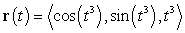 Find the tangent line to the curve   at point   .