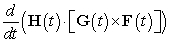 Let   ,   , and   .  A) Compute   using the cross product and the dot product rules for differentiating.  A). B) Compute the scalar triple product, differentiate it, and compare with the result in