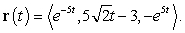 A moving object has a position vector function    A) Find the speed of the object at time   .  B) Find the distance traveled by the object between times   and   .  C) When does the object have minimum speed?