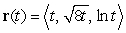 Find the length of the curve   for   .