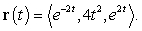 Evaluate   for the parametrization  